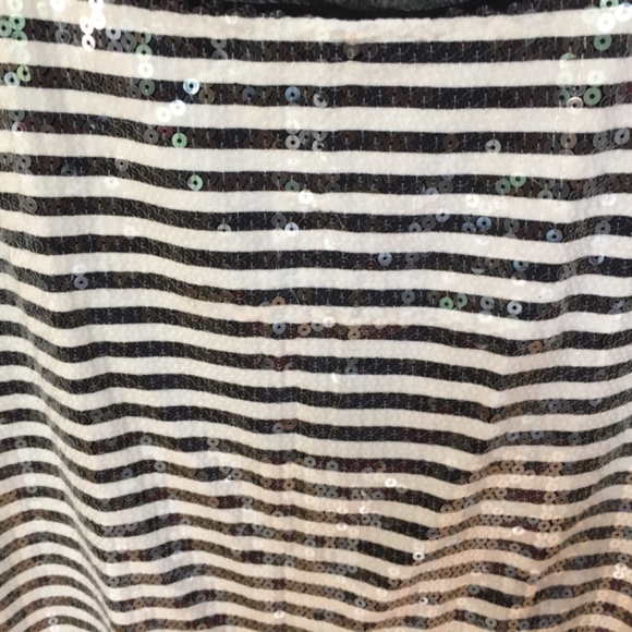 White House Black Market Striped Sequin Tank Top~ NWT - Picture 11 of 16